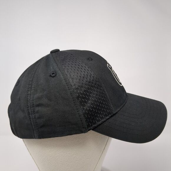 Husqvarna Strapback Hat Black One Size Adjustable Embroidered Port Authority - Picture 4 of 8